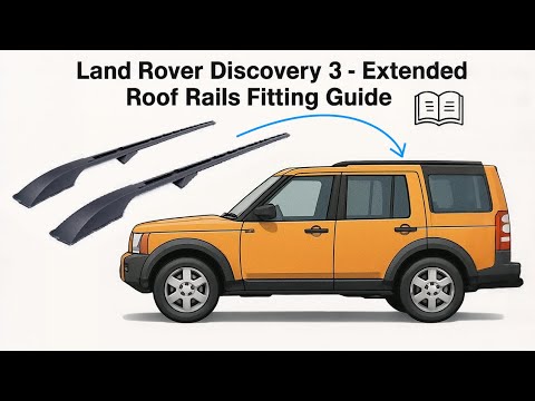 How to fit extended Roof Rack Rails to Land Rover Discovery 3 & 4 ( LR3/LR4 )