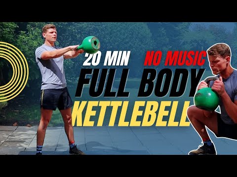 20 min Full Body Kettlebell Workout for Strength and Fat Loss