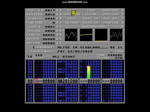 Amiga Protracker 2.3D Clone, Music Module - Alice In Clubland - by Ironlord