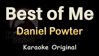 Best of Me Karaoke [Daniel Powter] Best of Me Karaoke Original