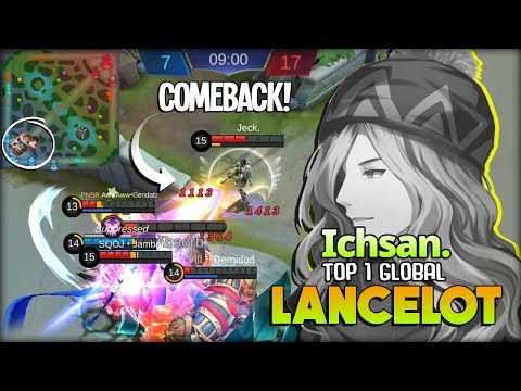 New Unlimited Puncture King?! Ichsan. Top 1 Global Lancelot ~ Mobile Legends