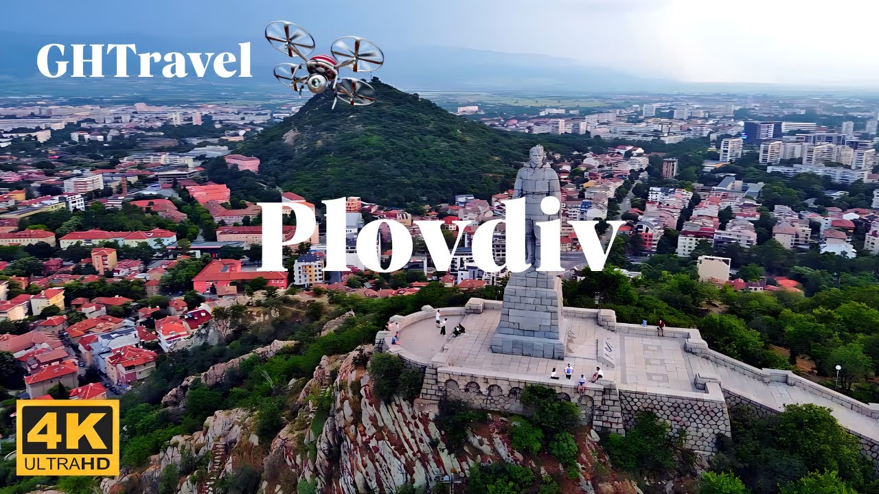 The best aerial views of Plovdiv city (Bulgaria) in 4K!
