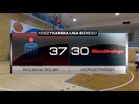 PKO BP vs Microstrategy - XIII kolejka - III Liga Warszawa - Koszykarska Liga Biznesu