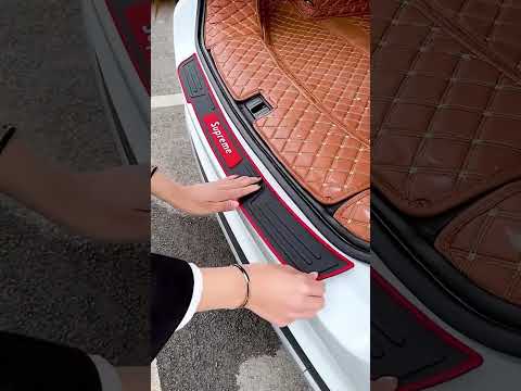 Unleash Your Car's Style and Protection with the Universal Rear Guard Trunk Sticker #foryou #reels