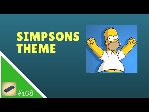 Aula 168 GAITA C - Simpsons Theme - Tablatura fácil