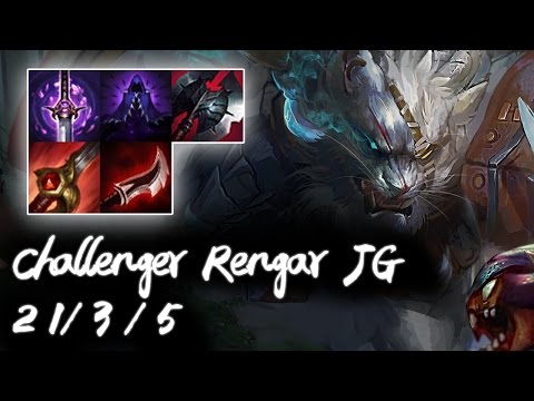 Challenger Rengar Jungle vs Lee Sin | Korea High Elo Replays