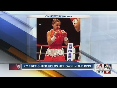 KC firefighter holds her own in the ring