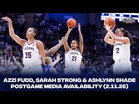 Azzi Fudd, Sarah Strong & Ashlynn Shade – Medientermine nach dem Spiel – 11.02.2026 (Creighton)
