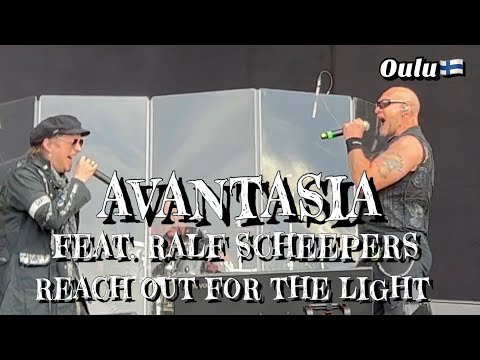 Avantasia feat. Ralf Scheepers - Reach Out for the Light @Oulu🇫🇮 July 9, 2022 LIVE HDR 4K