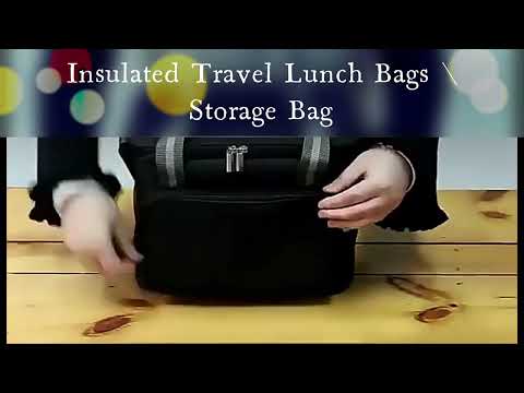 Insulated travel lunch bags, 1500 ml