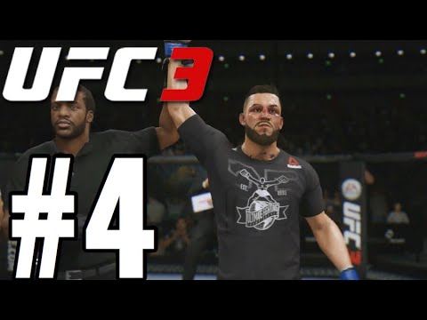 UFC 3 Career Mode Walkthrough Part 4 - 3 ROUND WAR!