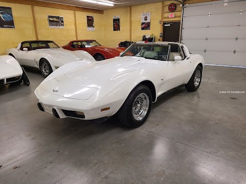 1979 White White Corvette T Top For Sale Video