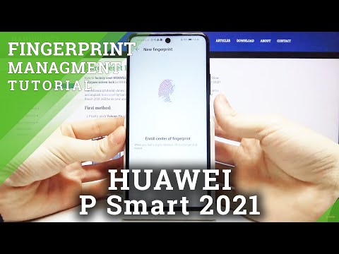 How to Add Fingerprint in HUAWEI P Smart 2021 – Set Up Screen Lock