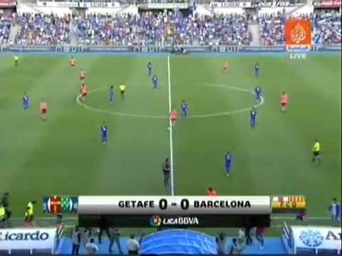 F C BARCELONA VSGETAFE  2-0 Full Highlights & Goals 12 -09- 09 HQ(Goles de Zlatan y Messi)