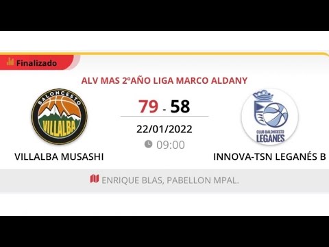Alevin masc 10 VILLALBA MUSASHI - INNOVA-TSN LEGANES