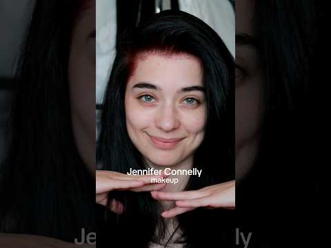 Jennifer Connelly inspired makeup look 🖤✨️ #makeup #makeuptutorial #jenniferconnelly