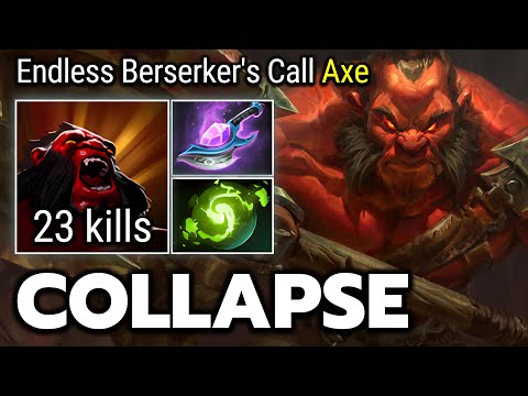 COLLAPSE [Axe] EZ Counter PA Physical Damage 23 Kills MVP Offlane 7.34c Dota 2 (Fullmatch)