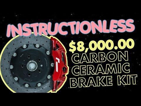 $8000 RACINGLINE CARBON CERAMIC BRAKES INSTALL ON A TT RS | INSTRUCTIONLESS | BMP TUNING