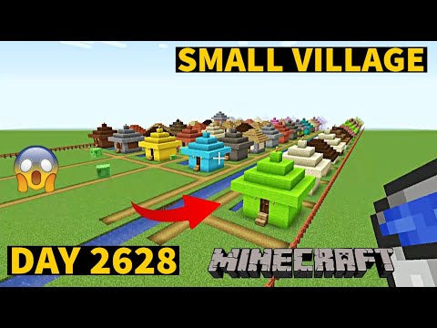INSANE! I Built a Small Village in Minecraft in Just 2023 Days?!