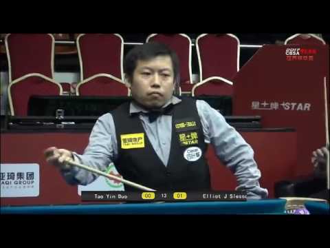 Tao Yin Duo VS Elliot Slessor - Men - 2017 Chinese Billiards World Championship
