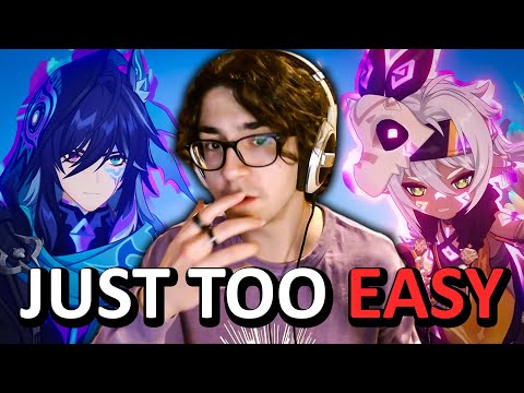 DEMOLISHING The NEW Spiral Abyss Using ONLY 4-Star Characters (Genshin Impact)