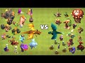 Super Troops Vs Normal Troops Clash Of Clans
