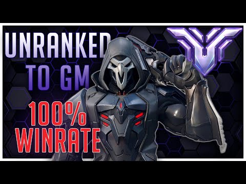 100% WINRATE UNRANKED TO GM REAPER ONLY - OVERWATCH 2 EDITION