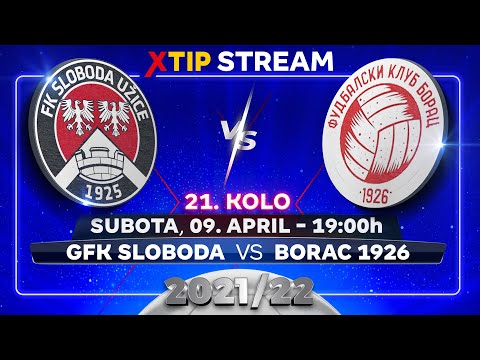 XtipStream: GFK Sloboda (Užice) – Borac 1926 (Čačak) (subota, 09. april, 19:00)