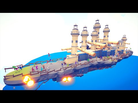 BATTLE ROYALE OF THE BURNING SHIP - SECRET UNITS 🤜🤛 | Totally Accurate Battle Simulator TABS