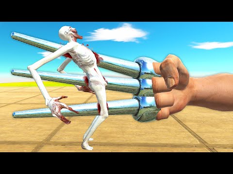 SPIKED HAND VS MONSTERS - Animal Revolt Battle Simulator