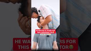 NO Chiropractor could Crack his back for 10 YEARS‼️😱 #chiropractic #backpain #neckpain #trending