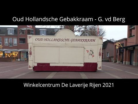 Oud Hollandsche Gebakkraam - G. vd Berg (Impressie) Winkelcentrum De Laverije Rijen 2021