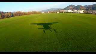 preview picture of video 'Landing at airfield Kapfenberg before sunset with very beautiful shadows of the aircraft'