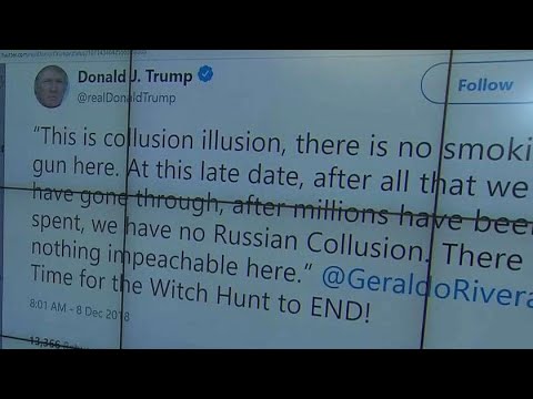 Trump calls for end to Mueller probe as court filings released