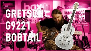 Video thumbnail for Gretsch G9221 Bobtail Resonator Gitaar | Bax Music by Bax-shop | Bax Music Goes