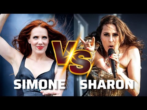 Sharon den Adel VS Simone Simons | Live Chest Voice/Belting | Vocal Battle (C5-F#5) Dutch Queens