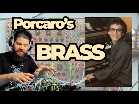 Let's make a synth brass sound with our CUNSA filter in the style of Steve Porcaro