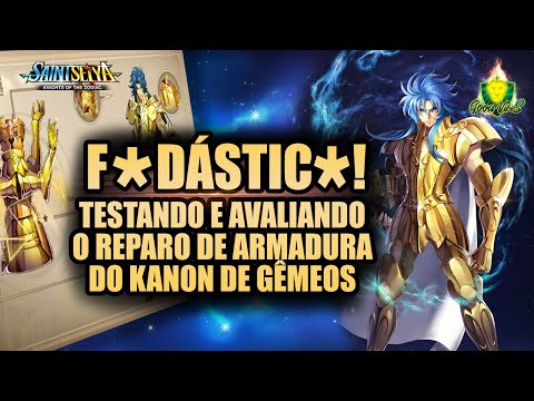 Analisando o REPARO de ARMADURA do KANON de GÊMEOS - O que MUDOU? Saint Seiya Awakening