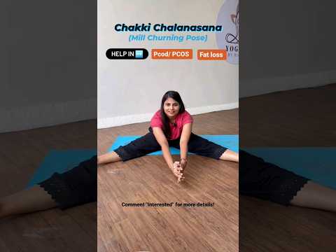 Chakki Chalanasana (Mill Churning Pose) helps in PCOS/PCOD, FAT LOSS. Practice this asana regularly!