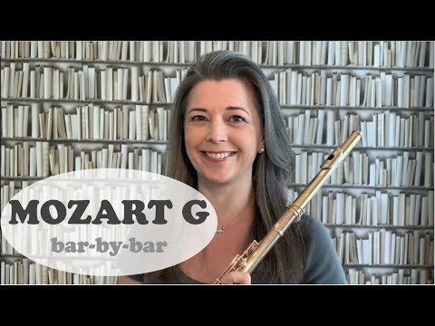 Mozart G major: Flute TUTORIAL part 2 (bar-by-bar)
