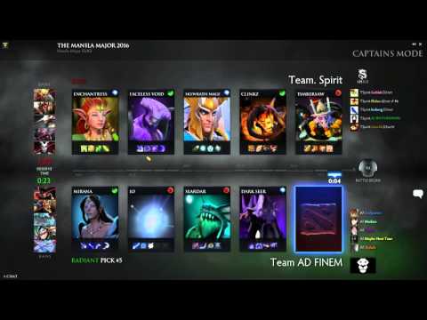 [1/2] 03.05.2016 Team Spirit vs Ad Finem Game 1