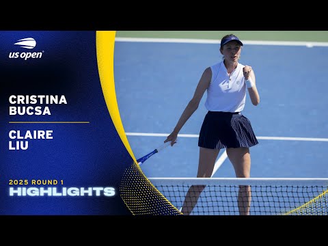 Cristina Bucsa vs. Claire Liu Highlights | 2025 US Open Round 1