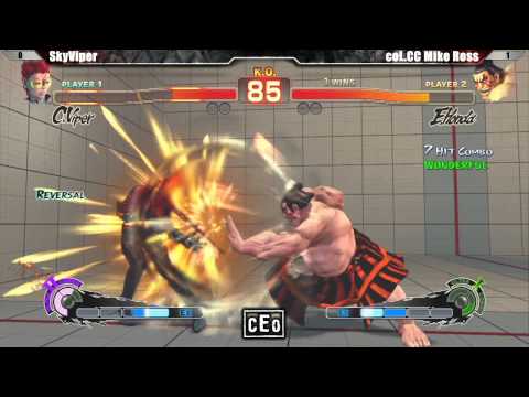 SSF4 AE2012 Skyviper vs coL.CC Mike Ross - CEO 2012 Tournament