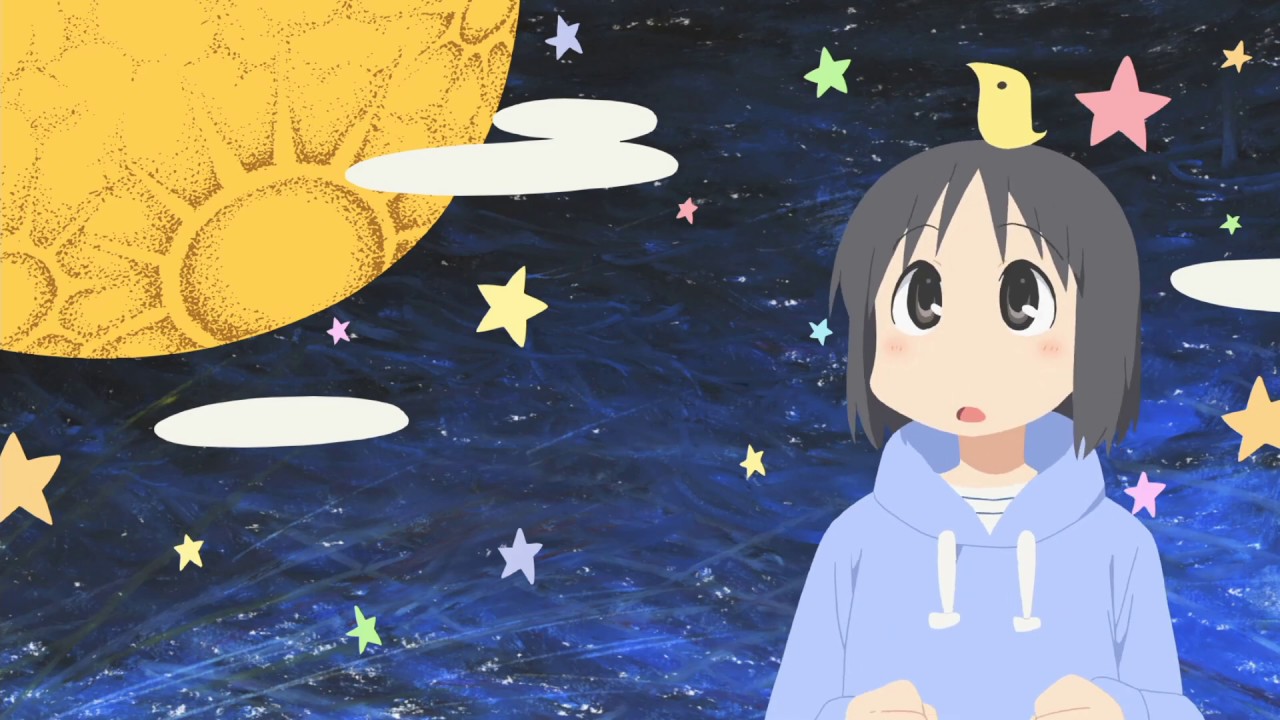 Nichijou - Zzz ~ Ending 1 [4K] ~ AI upscale