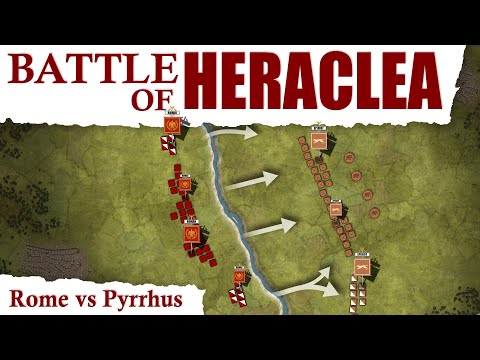 Pyrrhus' First Victory Against Rome - Battle of Heraclea | 280 BC |