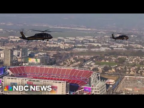 Massive security operation for Super Bowl