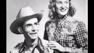 Early Hank and Audrey Williams - I Heard My Mother Praying For Me (1948).