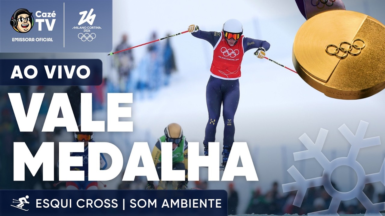 AO VIVO (SOM AMBIENTE): VALE MEDALHA! FINAL DO ESQUI CROSS MASCULINO | OLIMPÍADAS DE INVERNO 2026