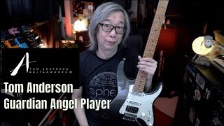 Video thumbnail for What an Interesting guitar!! The Tom Anderson Guardian Angel Player Sparkle Charcoal by Jon is just TOO LouD!!