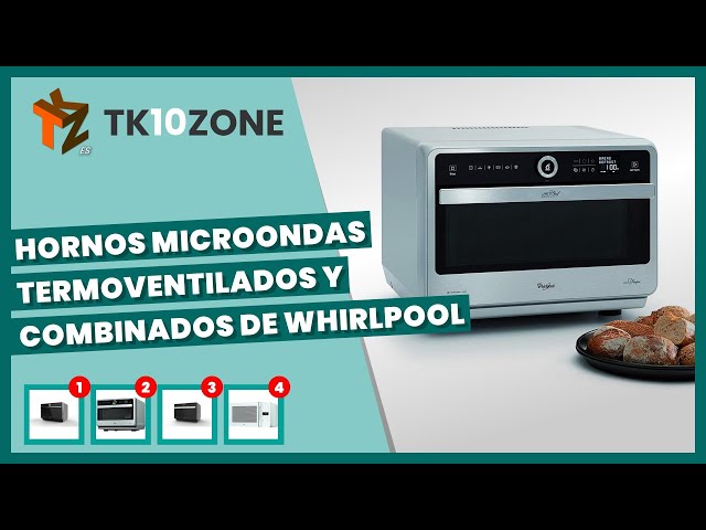 Vídeo relacionado con Microondas con Grill Whirlpool Corporation MWSC933SB 33L Negro 900 W